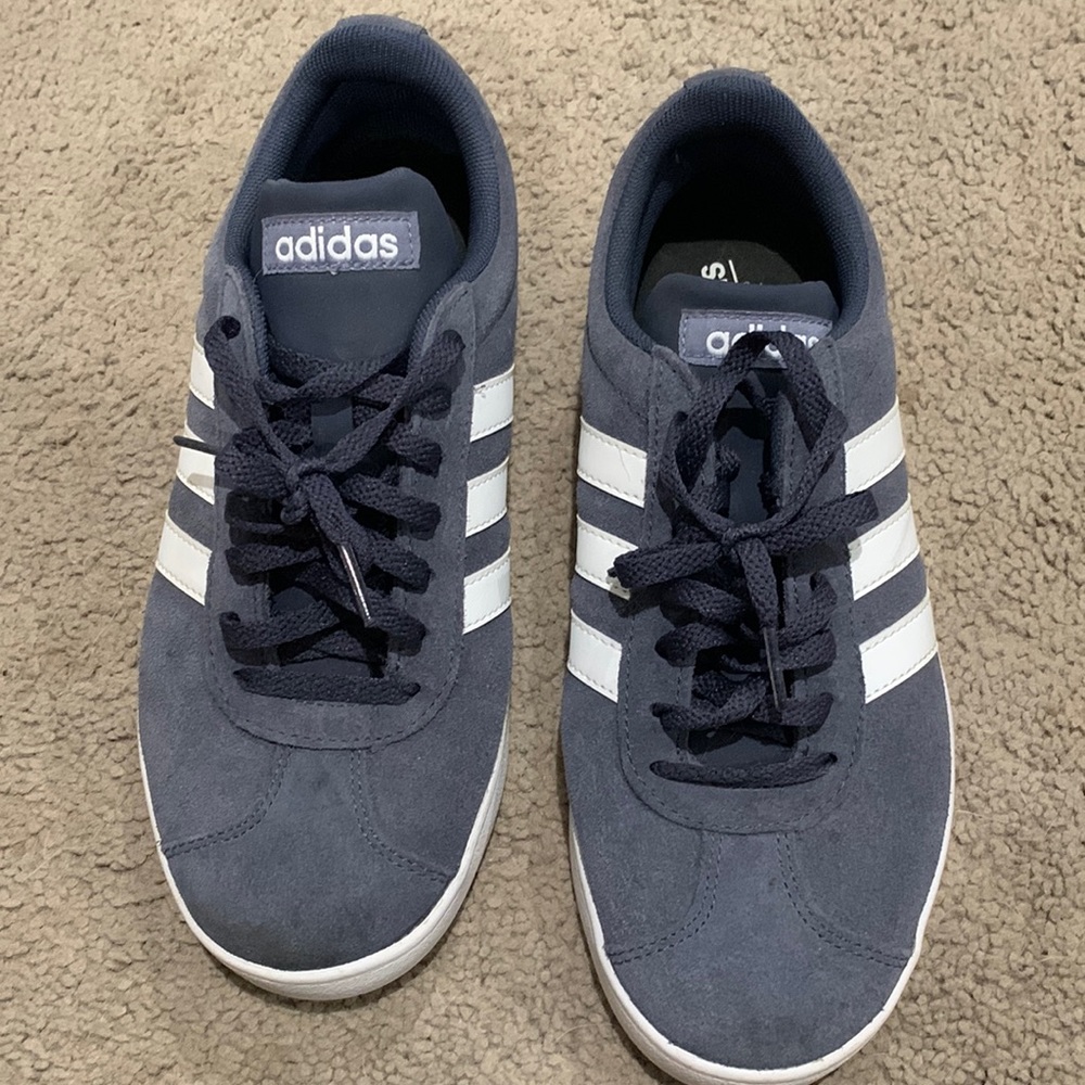 Adidas blue sneakers